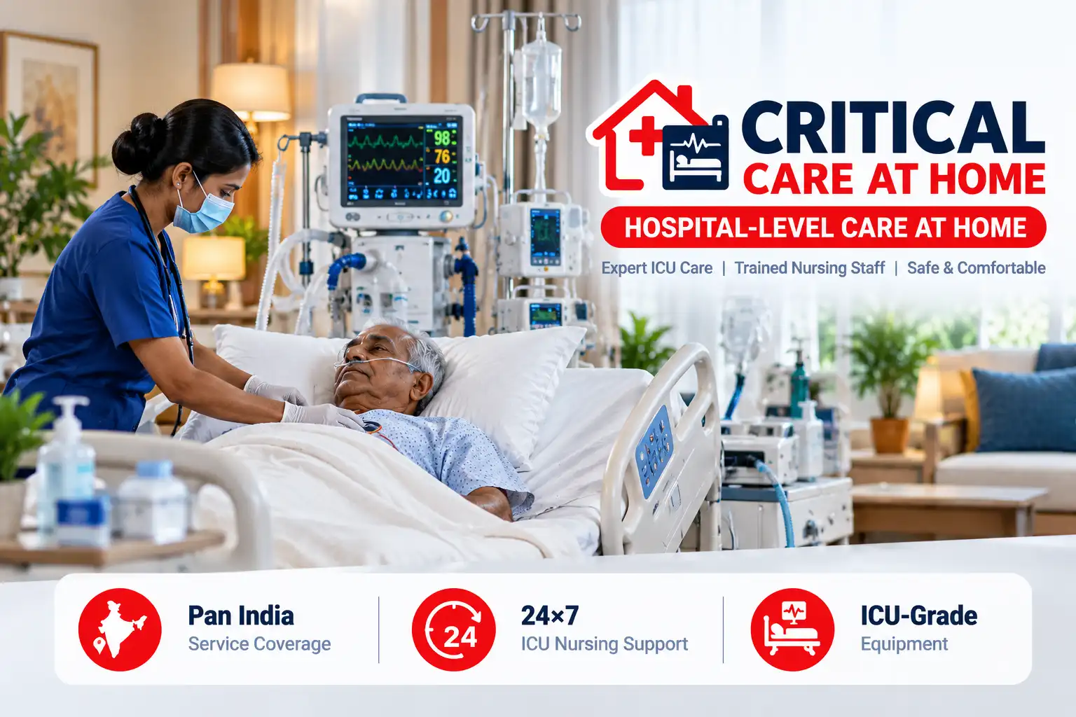 Critical care at home